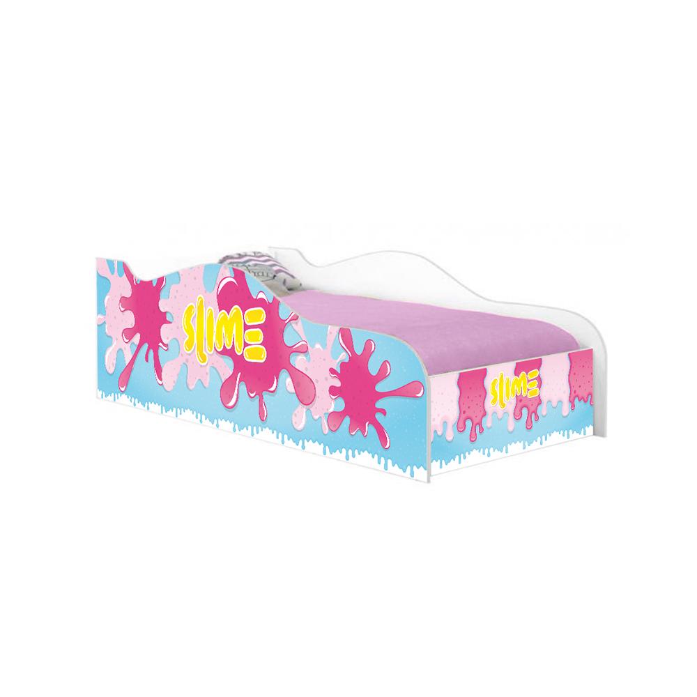 Mini Cama Fun Slime Menina Infantil Com Colchão
