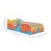 Mini Cama Fun Surfista Infantil Com Colchão