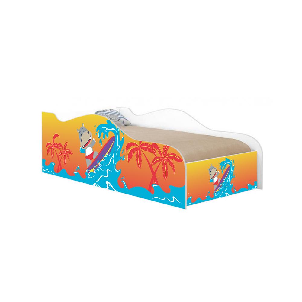 Mini Cama Fun Surfista Infantil Com Colchão