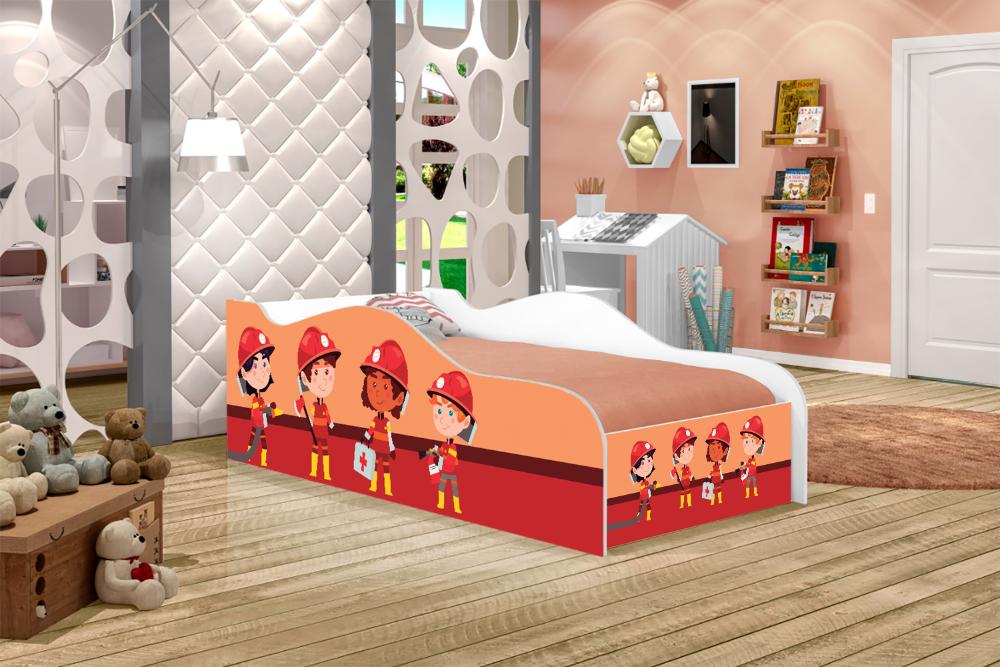 Mini Cama Fun Tropa Bombeiros