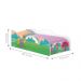 Mini Cama Fun Unicórnio Feliz Infantil Com Colchão