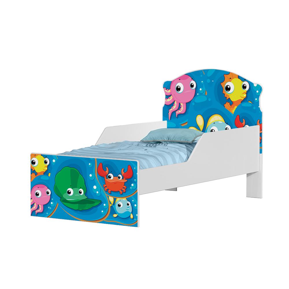 Mini Cama Fundo do Mar Peixinhos