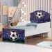 Mini Cama Futebol Bandeiras Com Colchão