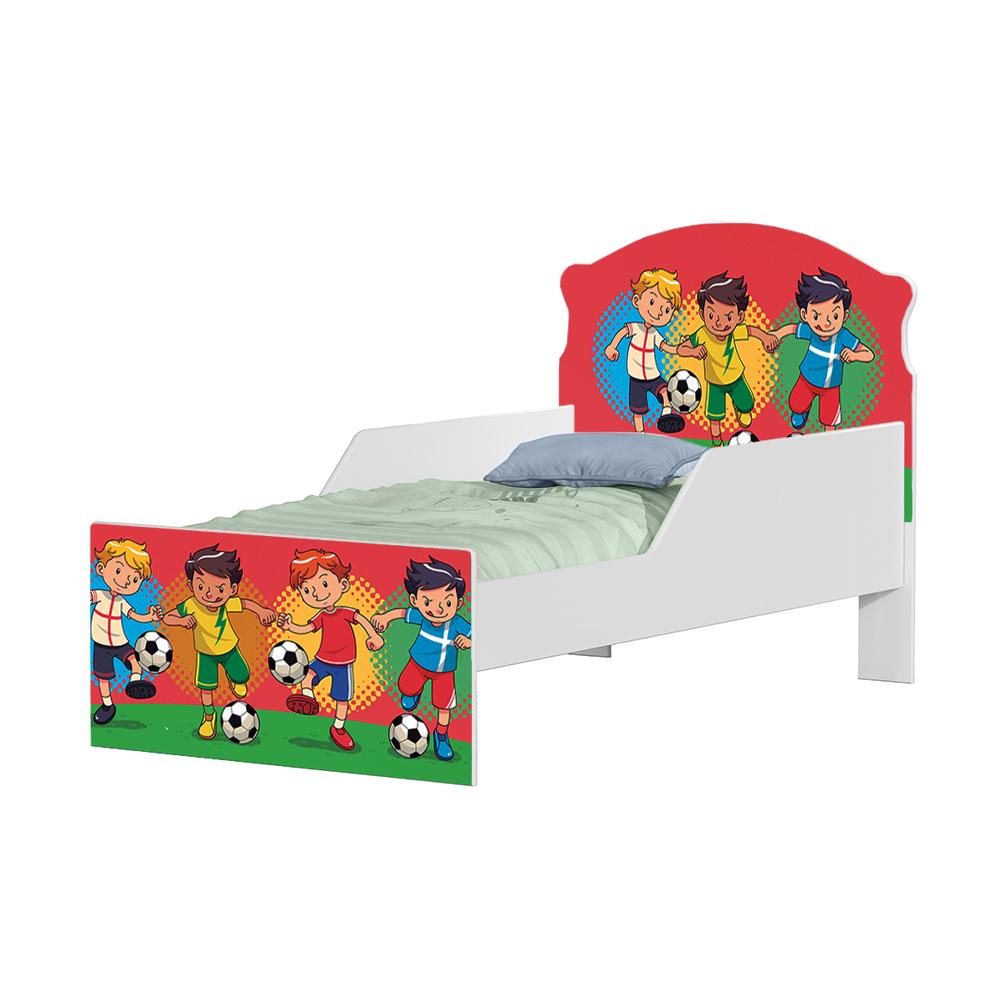 Mini Cama Futebol Meninos Com Colchão