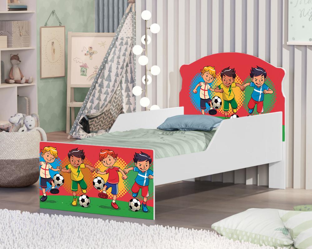 Mini Cama Futebol Meninos Com Colchão