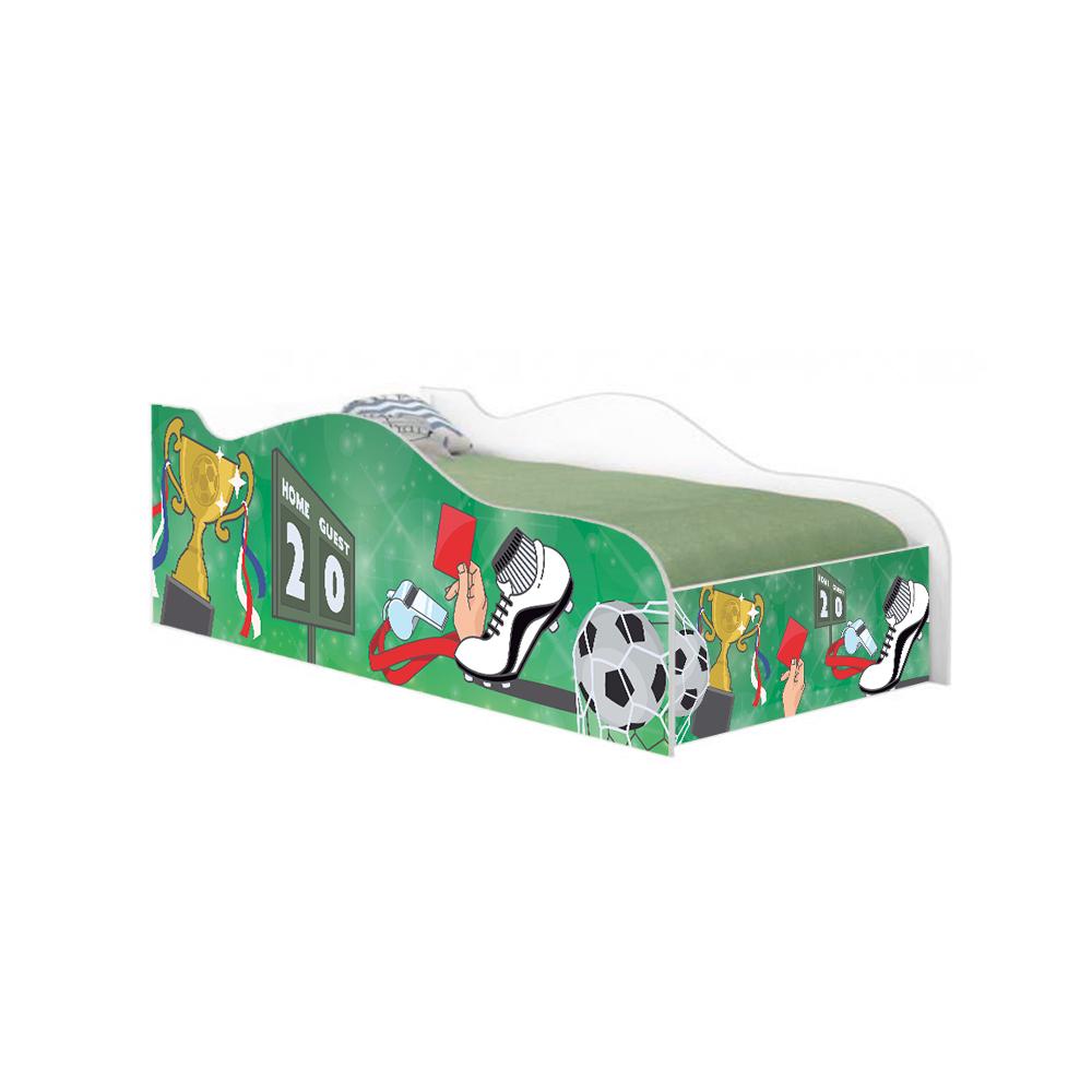 Mini Cama Like Campeonato da Bola Infantil Com Colchão