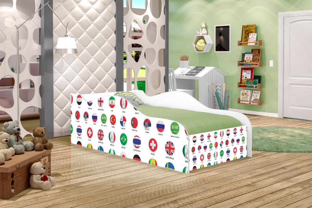 Mini Cama Like Melhor da Bola Infantil Com Colchão
