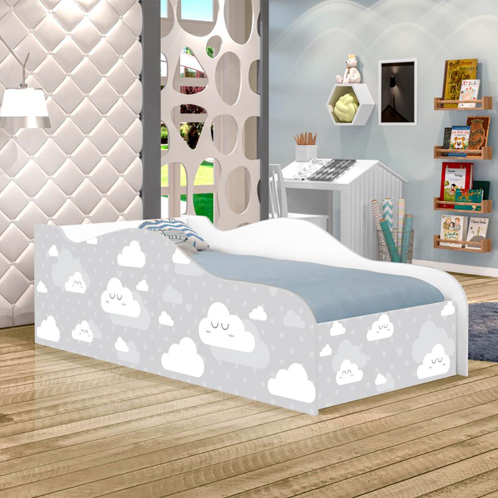 Mini Cama Like Nuvenzinha Unisex Infantil Com Colchão