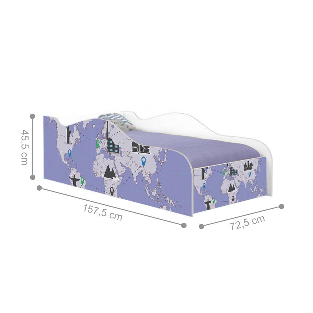 Mini Cama Like Próxima Viagem Infantil Com Colchão