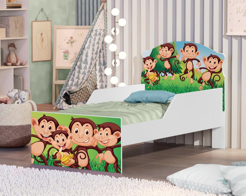 Mini Cama Macacos Com Colchão