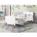 Mini Cama Nuvem Neve com Proteção Lateral