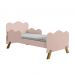Mini Cama Nuvenzinha Rosa com Proteção Lateral