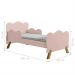 Mini Cama Nuvenzinha Rosa com Proteção Lateral