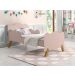 Mini Cama Nuvenzinha Rosa com Proteção Lateral