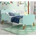 Mini Cama Nuvenzinha Verde com Proteção Lateral e Colchão