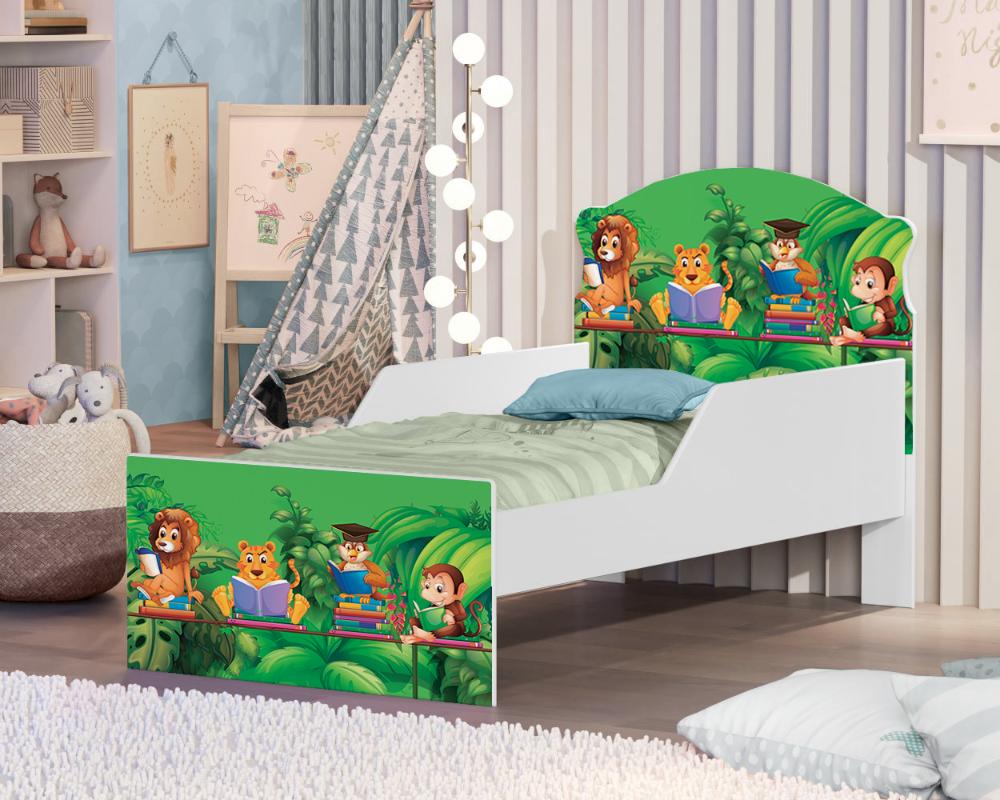 Mini Cama Safari e Zoológico Com Colchão