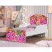 Mini Cama Sereia e Corais Com Colchão