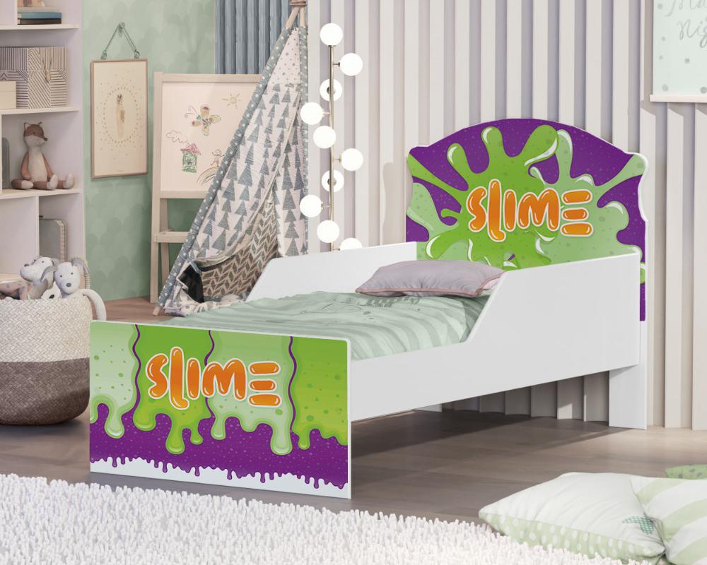 Mini Cama Slime Menino Com Colchão
