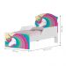 Mini Cama Unicórnio Arco Íris Com Colchão