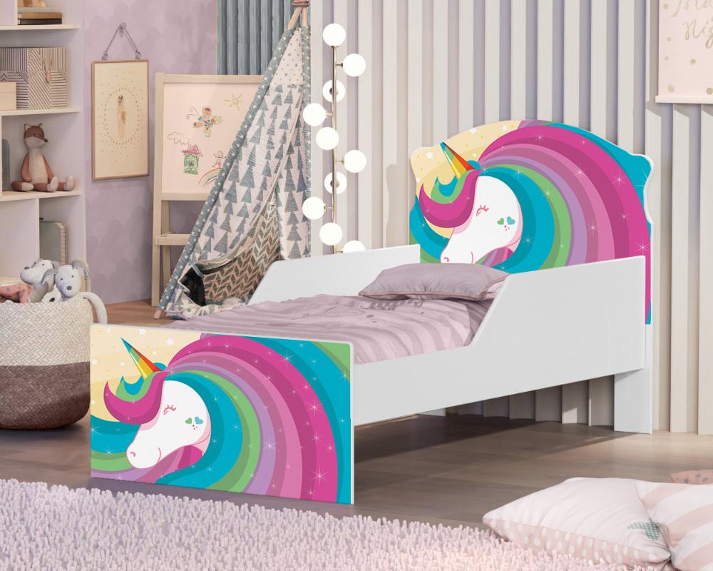 Mini Cama Unicórnio Colorido
