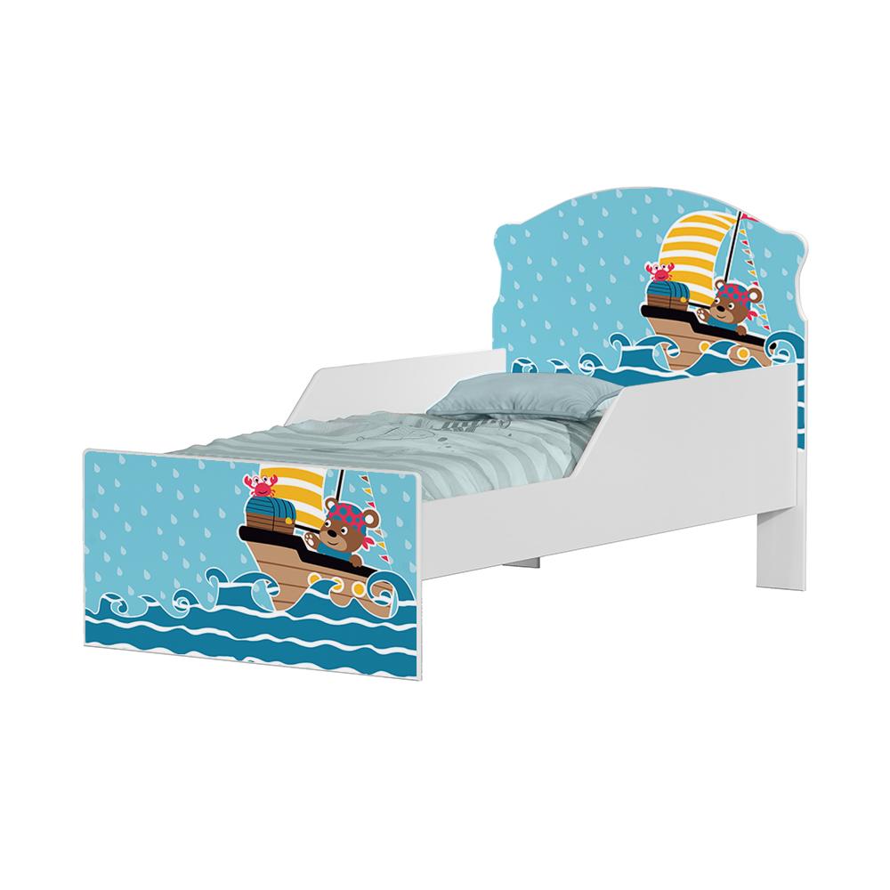 Mini Cama Ursinhos Pirata Com Colchão