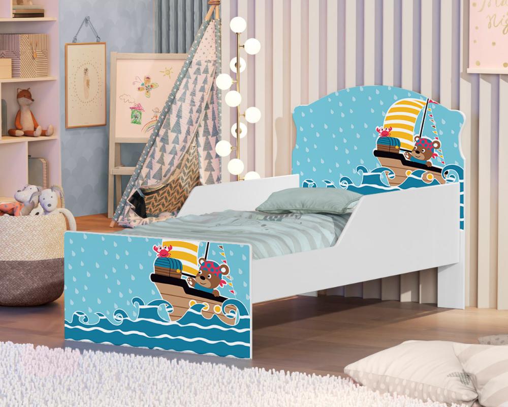 Mini Cama Ursinhos Pirata Com Colchão