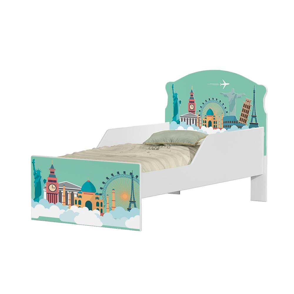 Mini Cama Viagem Pelo Mundo Com Colchão