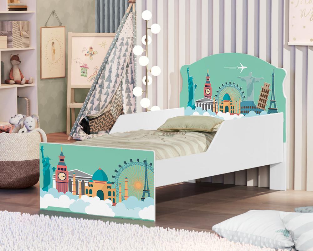 Mini Cama Viagem Pelo Mundo Com Colchão
