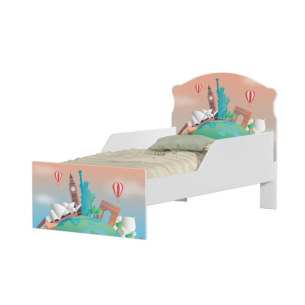 Mini Cama Volta ao Mundo Com Colchão