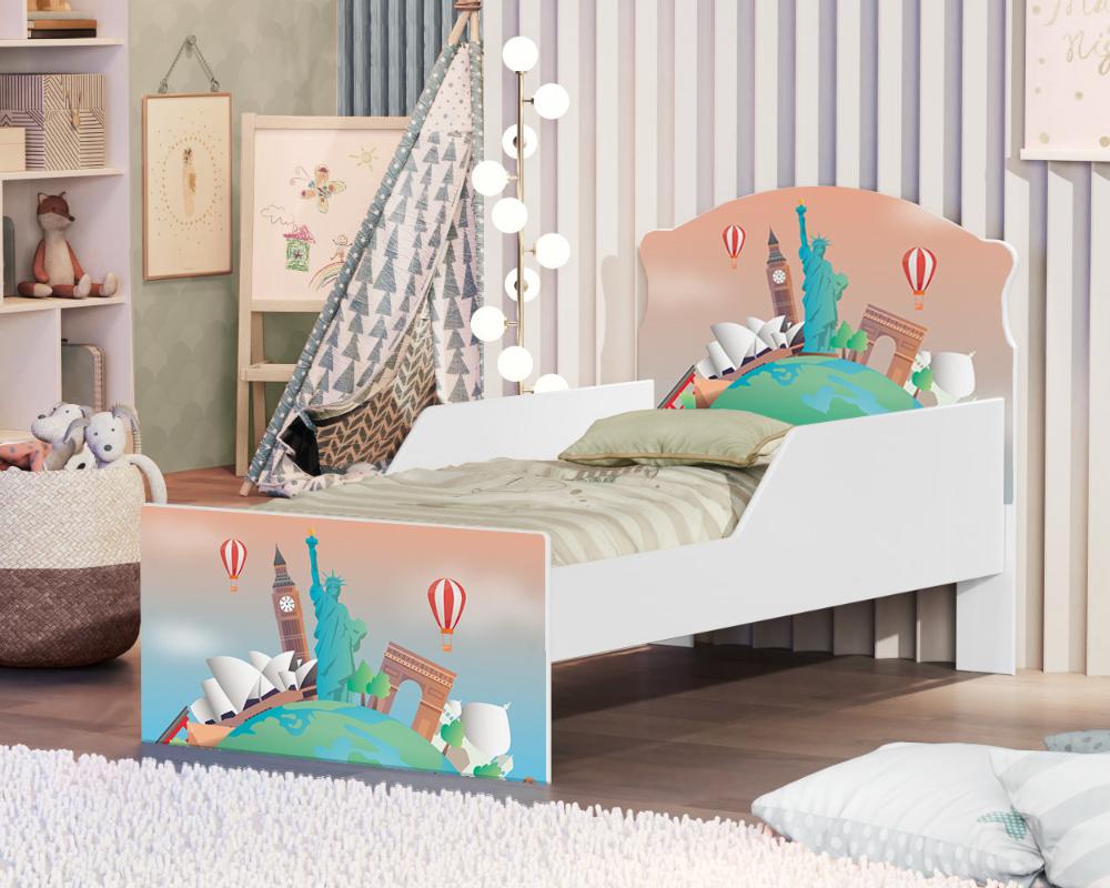 Mini Cama Volta ao Mundo Com Colchão