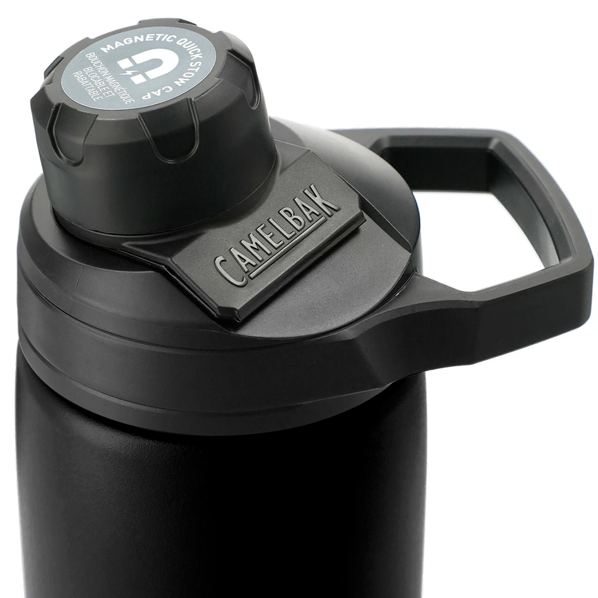 Garrafa Térmica 1L Chute Mag Vacuum Camelbak Inox Tampa Com Dupla Abertura Preta