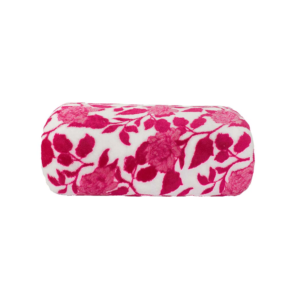 Cobertor Microfibra Remix 180g Casal 220x180 Floral Camesa