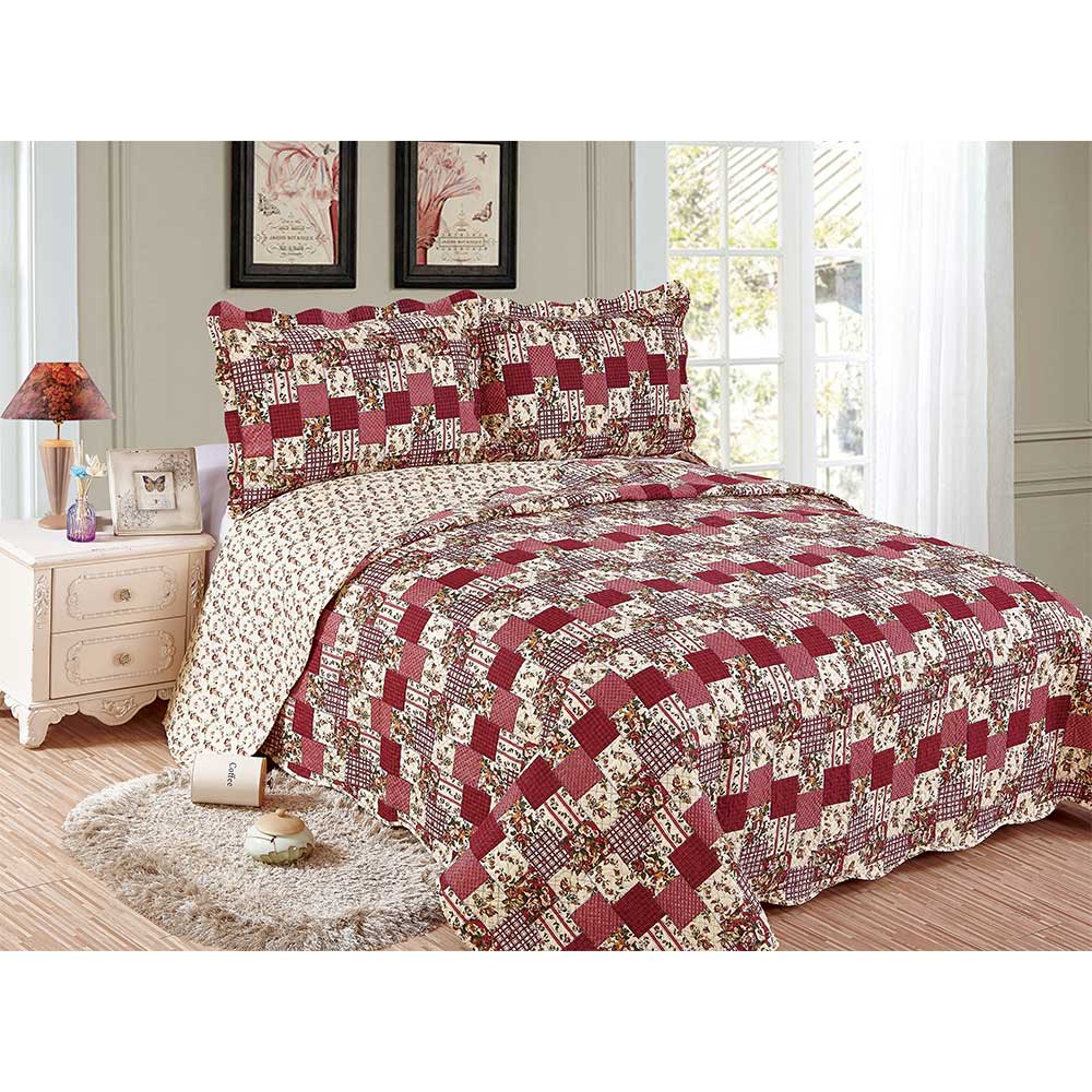Colcha Evoluition Patchwork King 260x280 Blassi Camesa