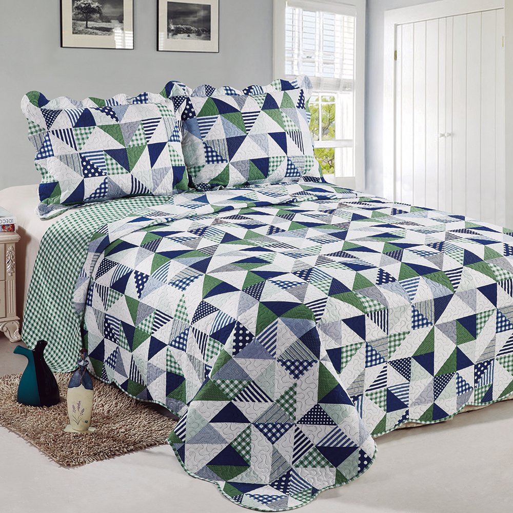 Colcha Evoluition Patchwork King 260x280 Veridiana Camesa