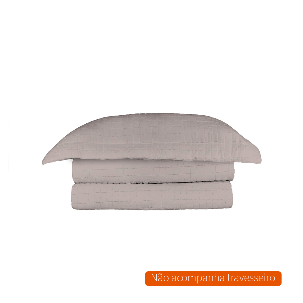 Colcha King Size Loft Concreto 260x280 cm