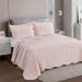 Colcha King Velvet Neo com 2 Fronhas Rosê