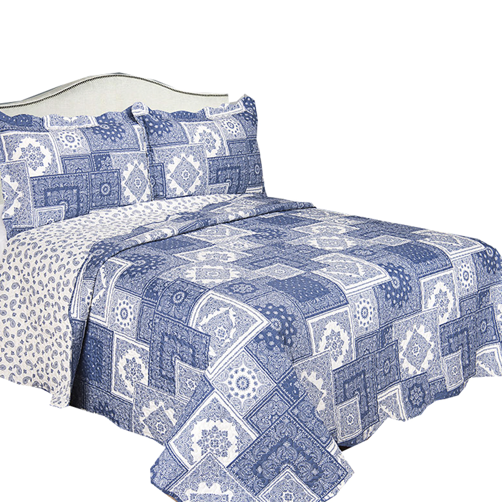 Colcha Patchwork De Microfibra King-Size 260 X 280 Carnay Camesa