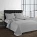 Colcha Queen Pompom com 2 Fronhas Cinza