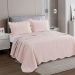 Colcha Queen Velvet Neo com 2 Fronhas Rosê