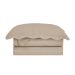 Colcha Super King Bullet com 2 Fronhas Bege