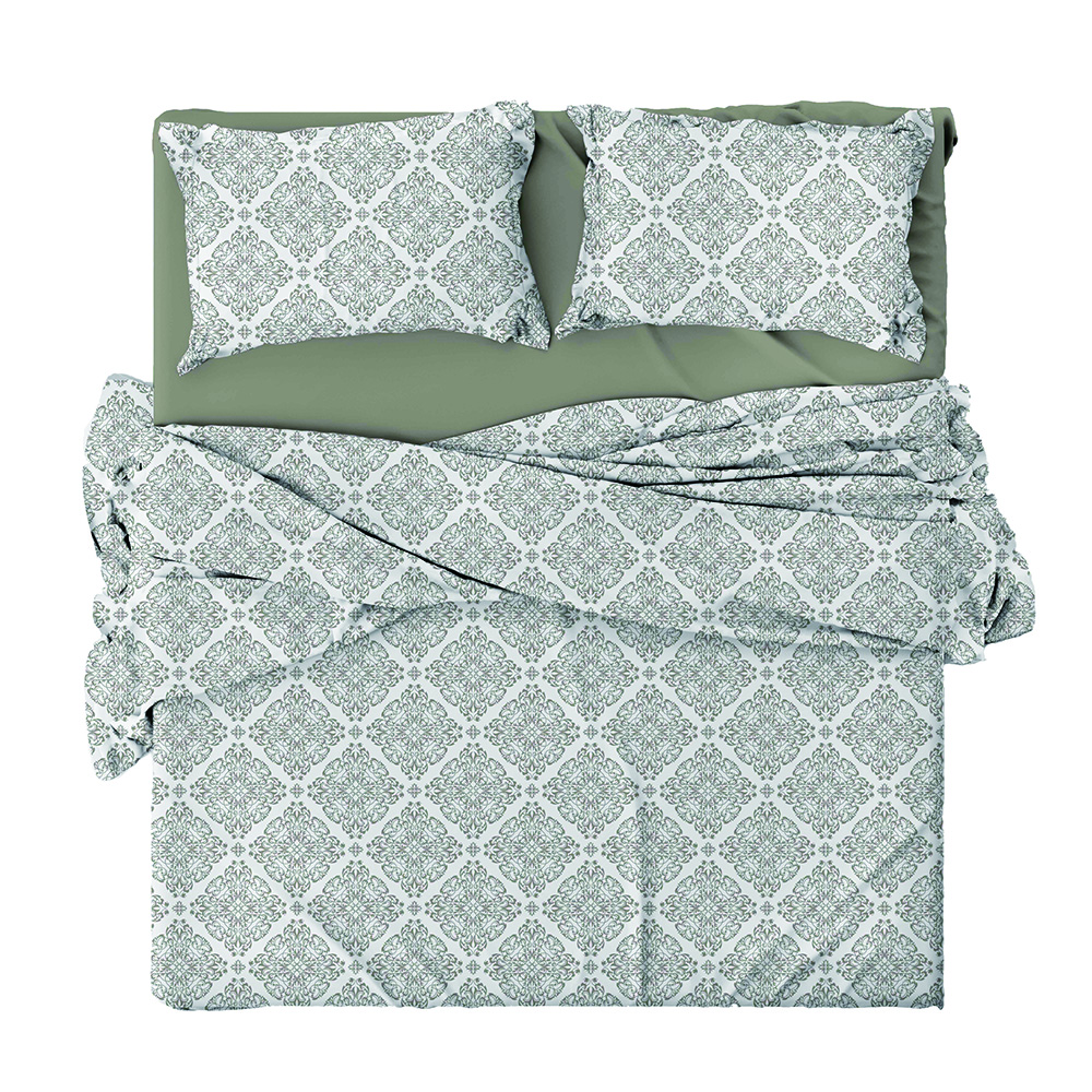 Jogo De Cama Cotton Plus 3 Peças - Solteiro Arabesque Camesa