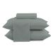 Jogo de Cama Queen Loft com 4 Peças Cinza Limestone