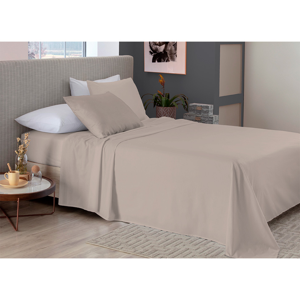 Jogo de Cama Queen Loft com 4 Peças Concreto