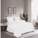 Kit Colcha Queen com 2 Porta Travesseiros Liora Branco