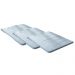 Kit Tapete De Banheiro Super Soft 60 x 40 Azul Camesa 3 peças