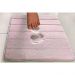 Kit Tapete De Banheiro Super Soft 60 x 40 Lilás Camesa 3 peças