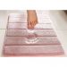 Kit Tapete De Banheiro Super Soft 60 x 40 Rose Camesa 3 peças
