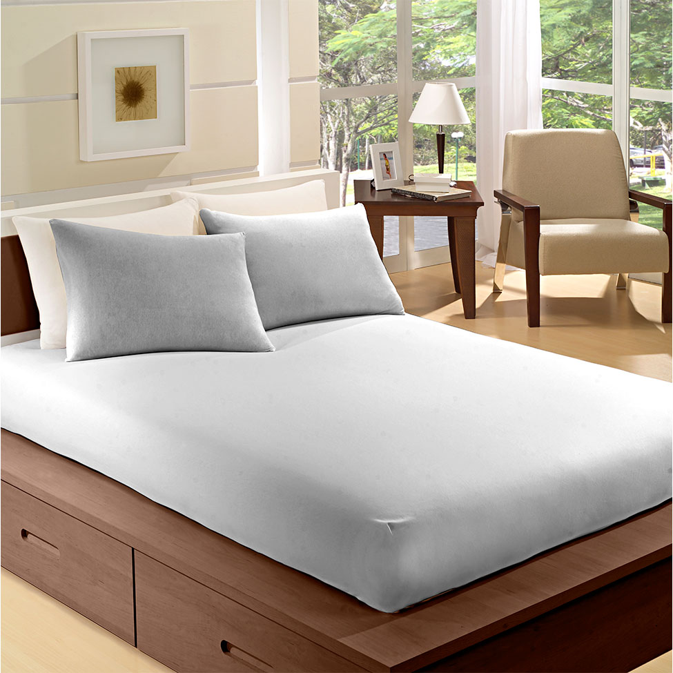 Lençol com Elástico Casal Essencial Neo Branco