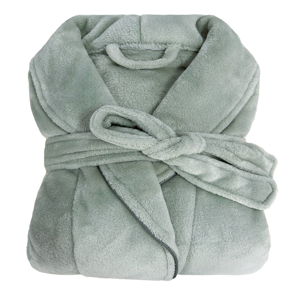 Roupão Neo Velour M Cinza Limestone