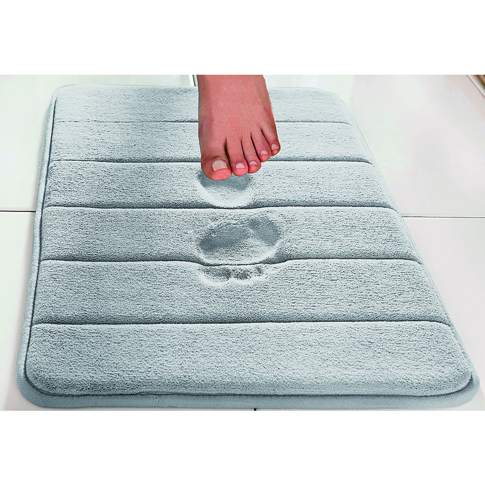 Tapete De Banheiro Super Soft 60 x 40 Cinza Camesa